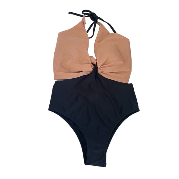 Sol & Energia Two Tone One Piece Swimsuit Size M Made In Brazil - Picture 5 of 8